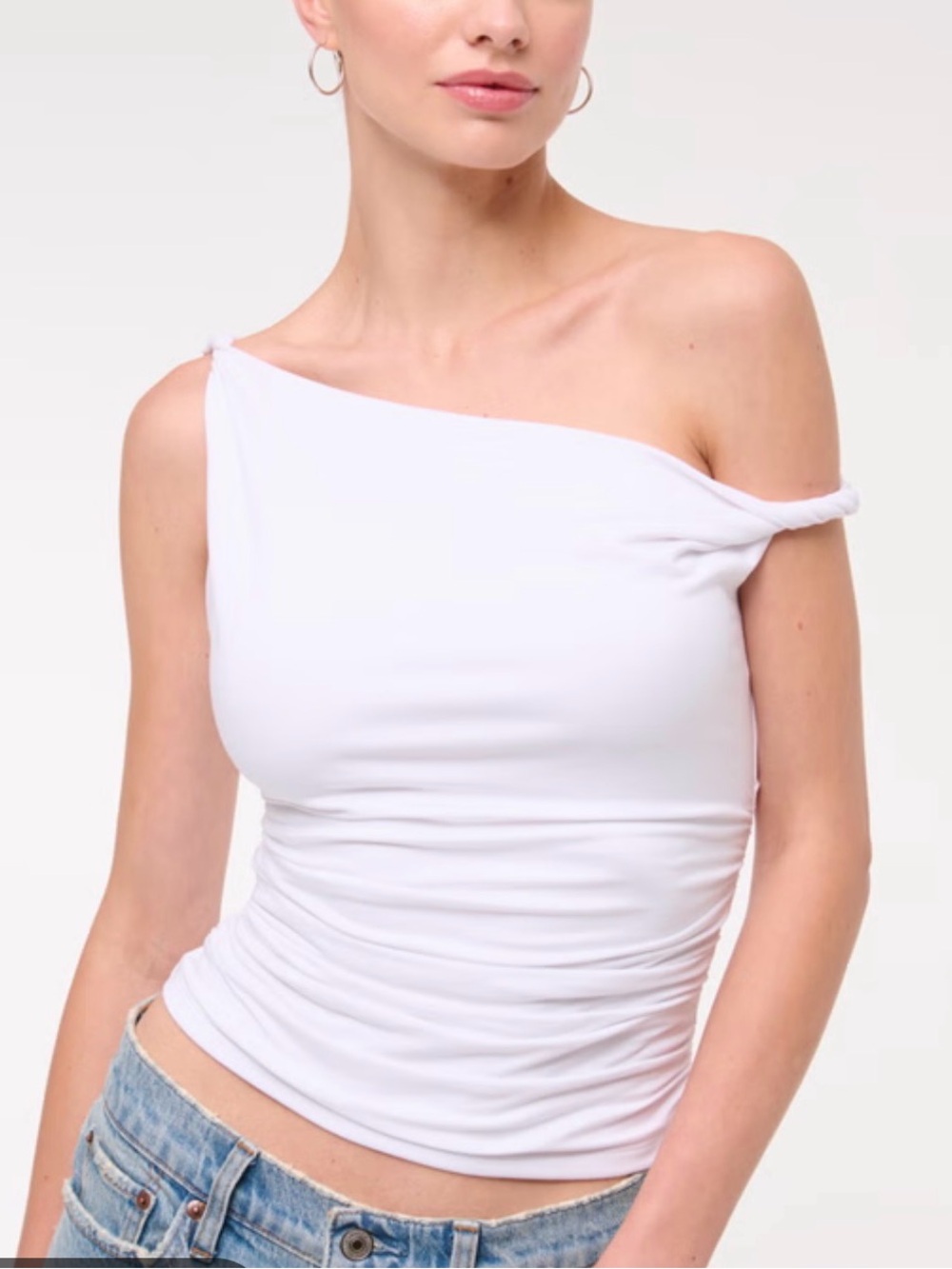 NWT Abercrombie & Fitch Asymmetrical Twist Top XS